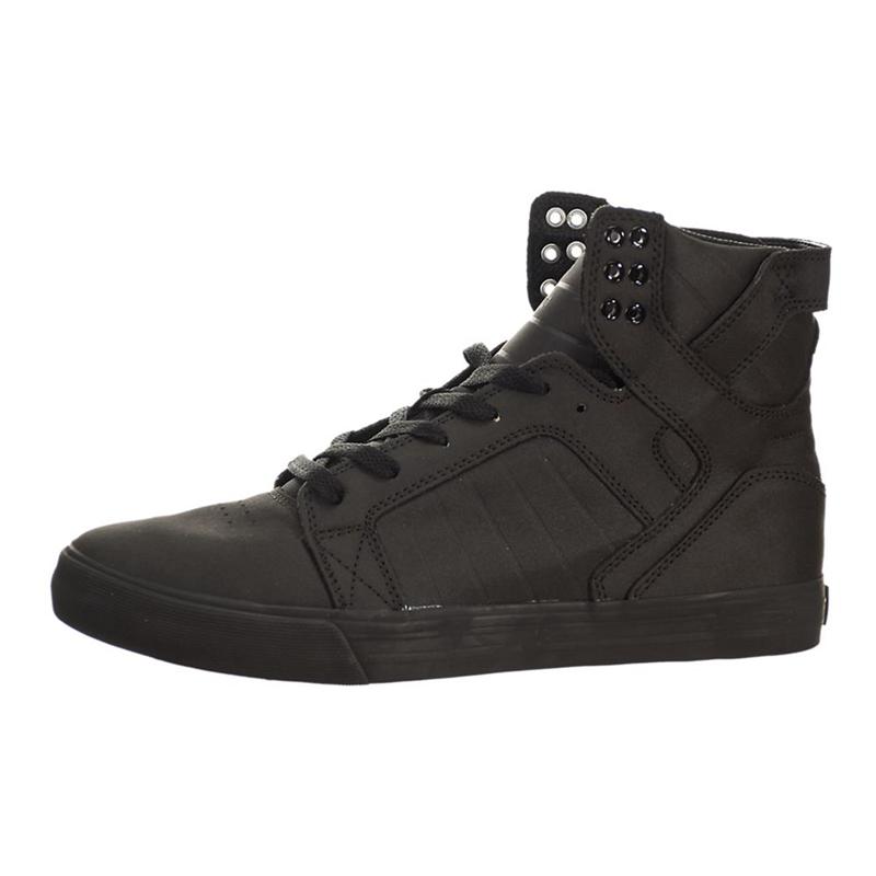 Zapatillas Altas Supra Argentina Hombre - SKYTOP Negras (OKIXU-7362)